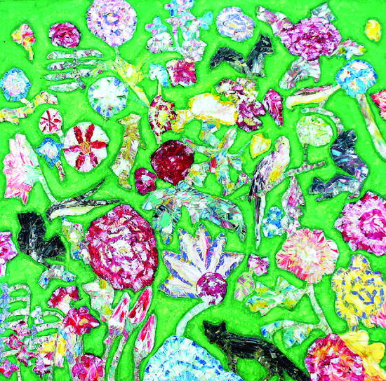 19일부터 8월 8일까지 에프갤러리에서 새와 나비, 꽃, 인간의 봄날을 화폭에 펼쳐내고 있는 이희춘 화가의 전시가 진행된다.